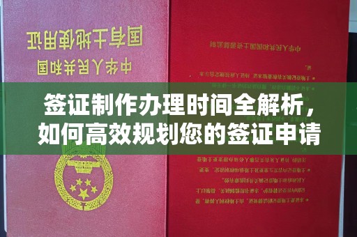 仁爱签证制作办理时间全解析，如何高效规划您的签证申请流程