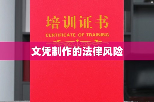 爱辉文凭制作的法律风险