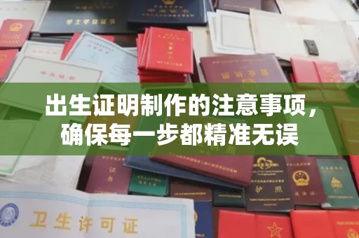 上栗出生证明制作的注意事项，确保每一步都精准无误
